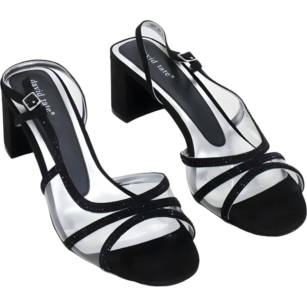 David Tate Women's Strappy Block Heel Sandals US 11 M